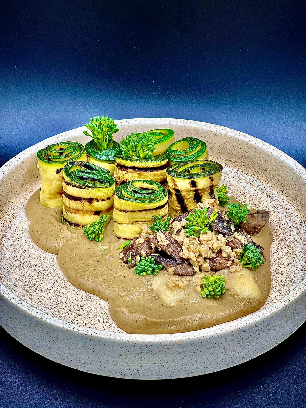 Zucchini Porcini & Garlic Mushrooms