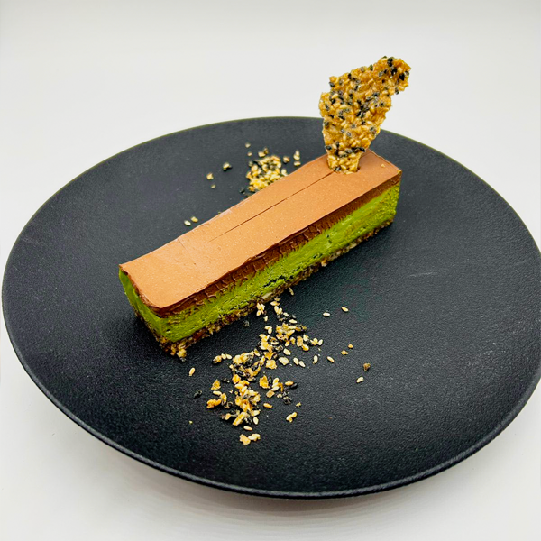 Matcha & Chocolate Slice
