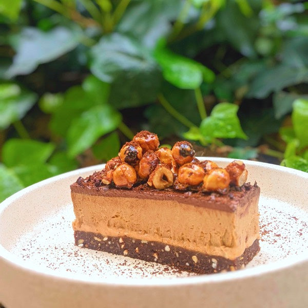 Choc Hazelnut Slice SlowFoodCatering