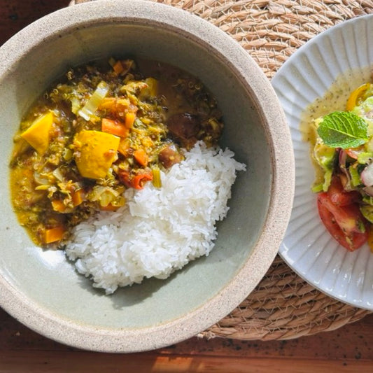 Japanese inspired herbed stew