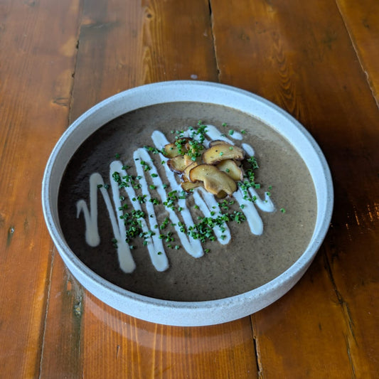Mushroom & Roasted Garlic Bisque